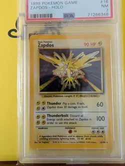 Zapdos Pokemon Card Vintage HOLO 1999 - Image 1