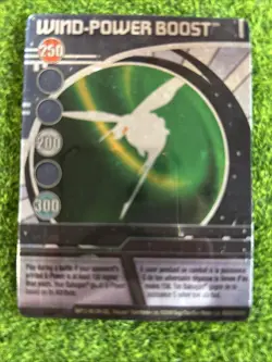 Bakugan Card - Wind-Power Boost (Bee Striker) - Chrome - Battle Brawlers N1 - Image 1