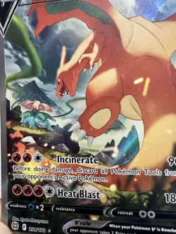 Charizard v Alternate Full Art Holo Card 154/172 Ultra Rare Brilliant Stars - Image 3