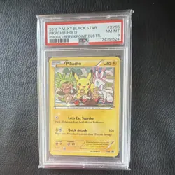 Pokemon Pikachu XY95 Holo Promo XY Black Star PSA 8 Pokemon Card English - Image 1