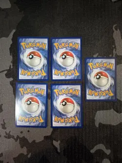 5 x Psyduck Pokemon Card Lot - Image 2