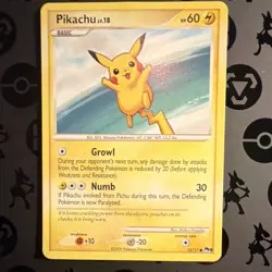 Pokemon TCG Pikachu 015/017 POP Series 9 Regular Common Basic Card 60 HP - Image 1