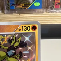 Pokemon Lucario 281/190 Sv4a Shiny Treasure Ex Shiny Rare Holo Japanese Card - Image 4