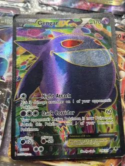 Pokemon Gengar EX Phantom Forces Holo Card 114/119 Psychic Basic 2014 - Image 1