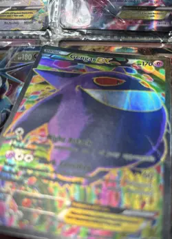 Pokemon Gengar EX Phantom Forces Holo Card 114/119 Psychic Basic 2014 - Image 2