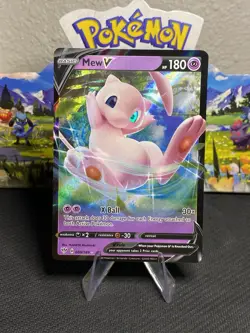 Mew V 069/189 Darkness Ablaze - NM/M Ultra Rare Full Art Pokemon Card - Image 1