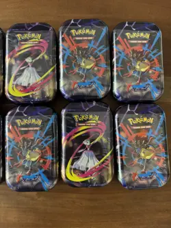 LOT OF 10 Pokemon TCG Mega Heroes Mini Tin – Mega Gardevoir & Tin Lucario SEALED - Image 3
