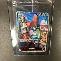 One Piece Shanks Promo Card PSA Magazine Exclusive OP09-001 Sealed w/ magazine - Image 3