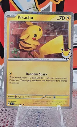 Pikachu (Pokemon Day 2026) 051/162 Cosmos Holo Promo Near Mint - Image 1
