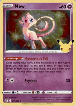 2021 Pokemon Sword & Shield - Celebrations #8 Surfing Pikachu V Holofoil - Image 1