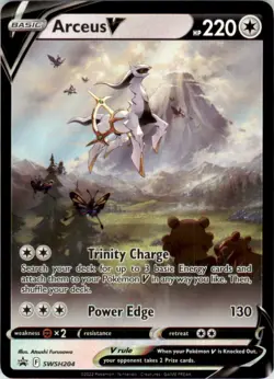 2022 Pokemon Sword & Shield Promo #SWSH204 Arceus Holofoil - Image 1