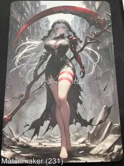 Matchmaker Spicy Waifu NSFW A5 Size Card Board Black Swan Honkai Star Rail Death - Image 1