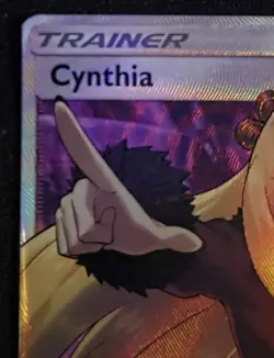 Cynthia Trainer Full Art Ultra Rare Holo 148/156 Sm-Ultra Prism Pokemon TCG - Image 3
