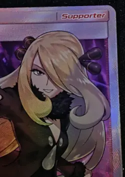 Cynthia Trainer Full Art Ultra Rare Holo 148/156 Sm-Ultra Prism Pokemon TCG - Image 4
