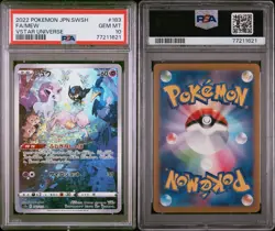 2022 POKEMON JAPANESE SWORD & SHIELD VSTAR UNIVERSE #183 FULL ART/MEW PSA 10 - Image 1