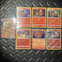 Pokemon TCG Card Lot - Charizard Pokemon Go, Charmander Promos & Ninetales EX - Image 1