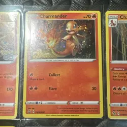 Pokemon TCG Card Lot - Charizard Pokemon Go, Charmander Promos & Ninetales EX - Image 5