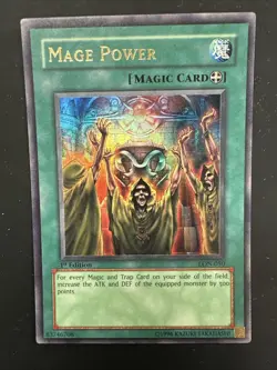 Yugioh - Mage Power LON-050 Ultra Rare 1st Edition - Image 1