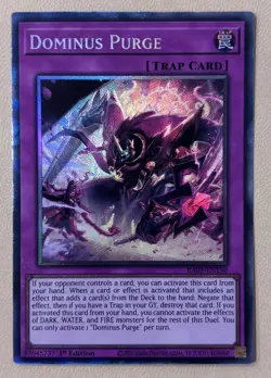 Dominus Purge RA05-EN150 Collector's Rare 1st Ed - Image 1