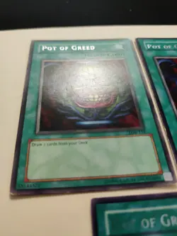 3x Pot of Greed LOB-119/EN119 Unlimited LP/HP - Image 3