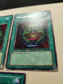 3x Pot of Greed LOB-119/EN119 Unlimited LP/HP - Image 4