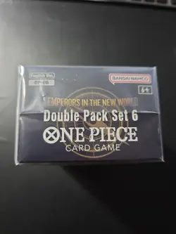 One Piece DP-06 Emperors in the New World OP09 Double Pack Set 6 FACTORY SEALED - Image 2