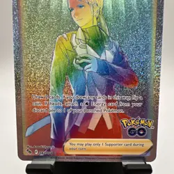 Pokemon TCG Blanche Holo Card Rainbow Secret Rare 082/078 Pokemon Go - Image 3