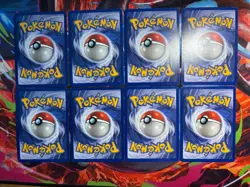 Pokemon Fossil 1st Edition Lot(8 Card) Slowpoke Ekans Tentacool Grimer Shellder - Image 2