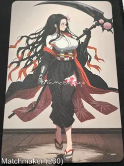 Matchmaker Spicy Waifu NSFW A5 Size Card Board Nezuko Nezzy Demon Slayer Death - Image 1