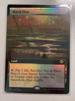 Marsh Flats - Modern Horizons 2 - Full Art Foil - NM - MH2-476 - Fetchland - Image 1