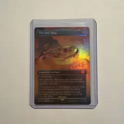 THE ONE RING- Mythic, FOIL, Borderless MTG: The Lord Of The Rings LTR 0451 - Image 1