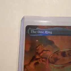 THE ONE RING- Mythic, FOIL, Borderless MTG: The Lord Of The Rings LTR 0451 - Image 4