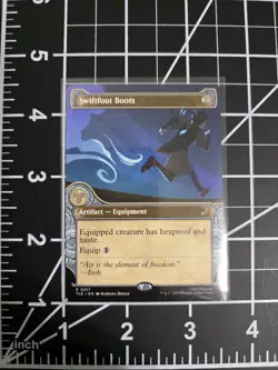 Swiftfoot Boots 0317 TLE Showcase Promo MTG Avatar: The Last Airbender NM/M - Image 1