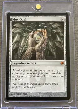 2010 Magic MTG Scars of Mirrodin Mox Opal #179 - Image 1