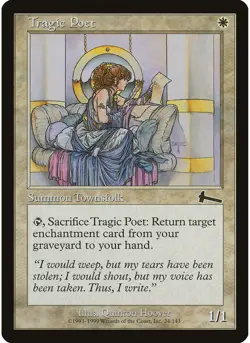 Tragic Poet 24 MTG NM - Urza's Legacy - Image 1