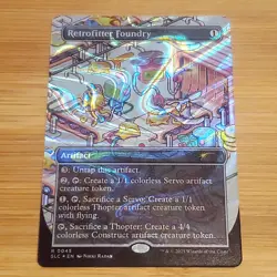 1x Retrofitter Foundry, Halo Foil 0045, Secret Lair Countdown, Magic MTG NM - Image 1