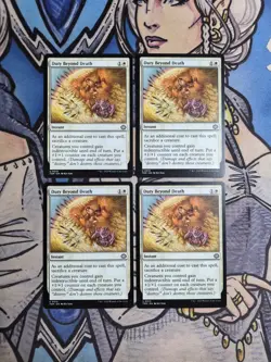 4x Duty Beyond Death - NM/M TDM Tarkir Dragonstorm MTG Magic - Image 1
