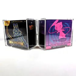 Premium Pokemon ETB Acrylic Case Magnetic Lid UV Safe Elite Trainer Box Case US - Image 2