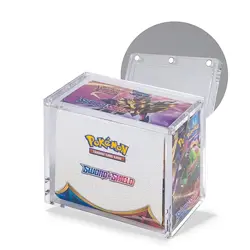 2PCS Pokemon ETB Acrylic Display Case Magnetic Protector Elite Trainer Box US - Image 4
