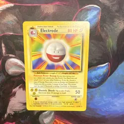 Pokemon Electrode 21/102 Base Set WOTC Vintage LP - Image 1