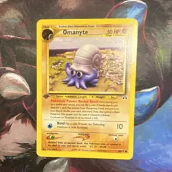 Pokemon Omanyte 54/75 1st Edition Neo Discovery WOTC Vintage NM - Image 1