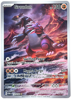 Pokemon Groudon Paradox Rift 199/182 Illustration Rare TCG - Image 1