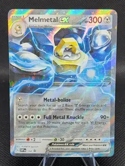 MELMETAL EX 104 PROMO SCARLET & VIOLET POKEMON HOLO NM - Image 1