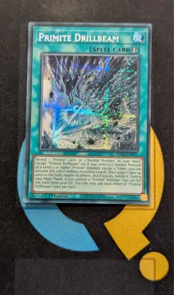 MP25-EN115 Primite Drillbeam Prismatic Secret Rare 1st Edition YuGiOh - Image 1