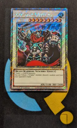 RA03-EN226 XX-Saber Gottoms Platinum Secret Rare 1st Edition YuGiOh - Image 1