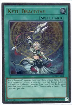 Ketu Dracotail Ultimate Rare OP29-EN003 Near Mint Yugioh TCG - Image 1
