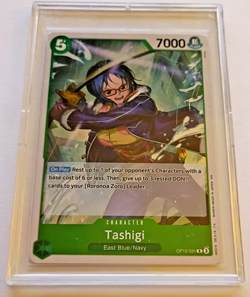 One Piece Card Game Tashigi OP12-031 Rare East Blue Navy 7000 Power Bandai NM - Image 3