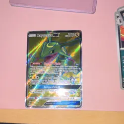Pokemon TCG Rayquaza GX Full Art Ultra Rare Holo Card 160/168 Celestial Storm NM - Image 3