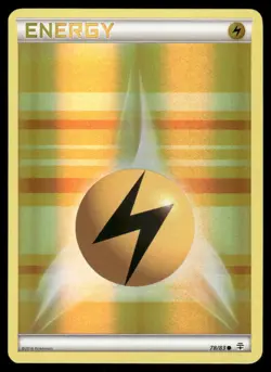 Pokemon Cards Lightning Energy 78/83 Reverse Holo Generations Common LP *2 - Image 1