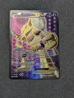 Alakazam EX 117/124 Fates Collide Ultra Rare Full Art Pokemon TCG Card (NM) - Image 1